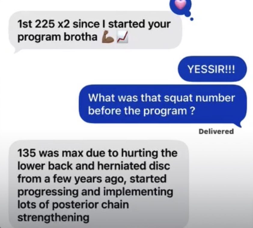 Client check-in message